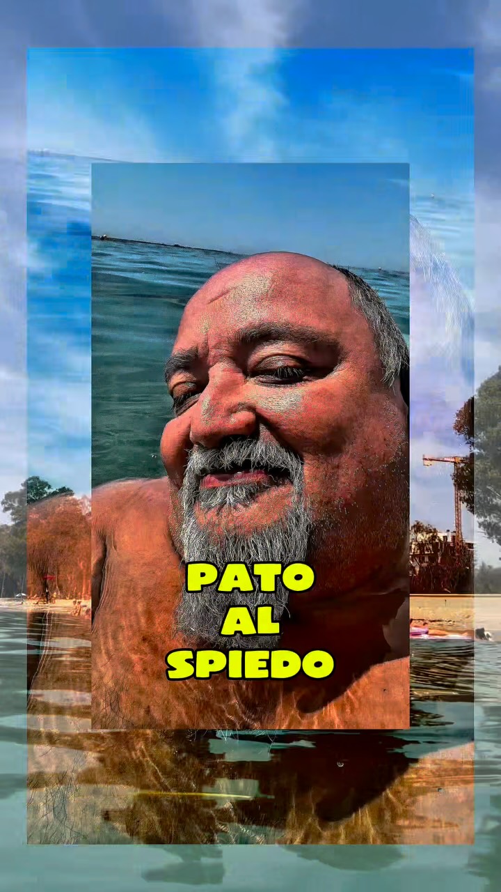 Pato al spiedo. Me encanta el agua, me encanta el mar, me encanta el verano…